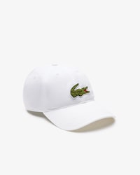 Crocodile Badge Cotton Twill Cap