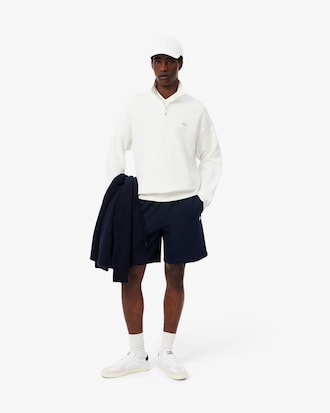Heavy Fleece Zipper Neck Sweatshirt