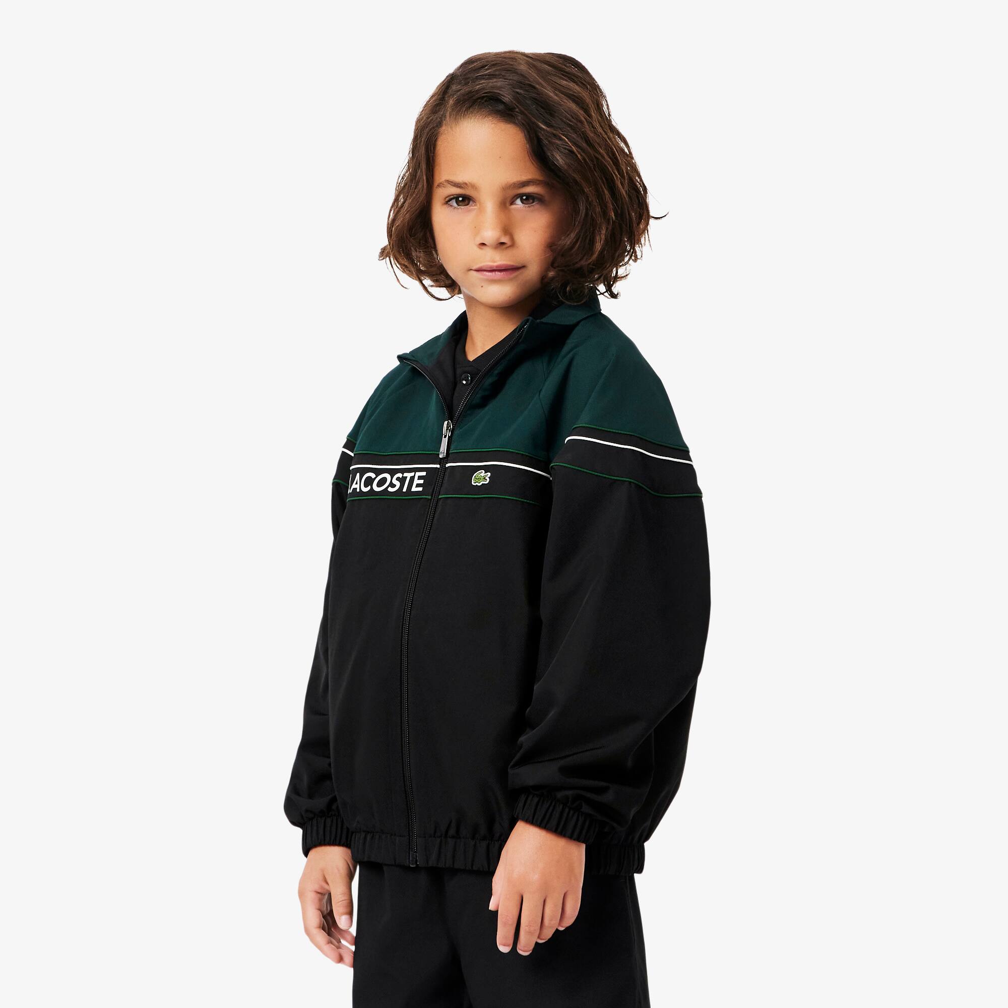 Diamond Taffeta Colour-Block Tracksuit - tracksuits (8-16 years