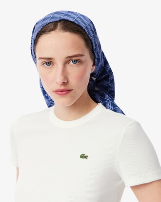 Slim Fit Ribbed Cotton T-shirt