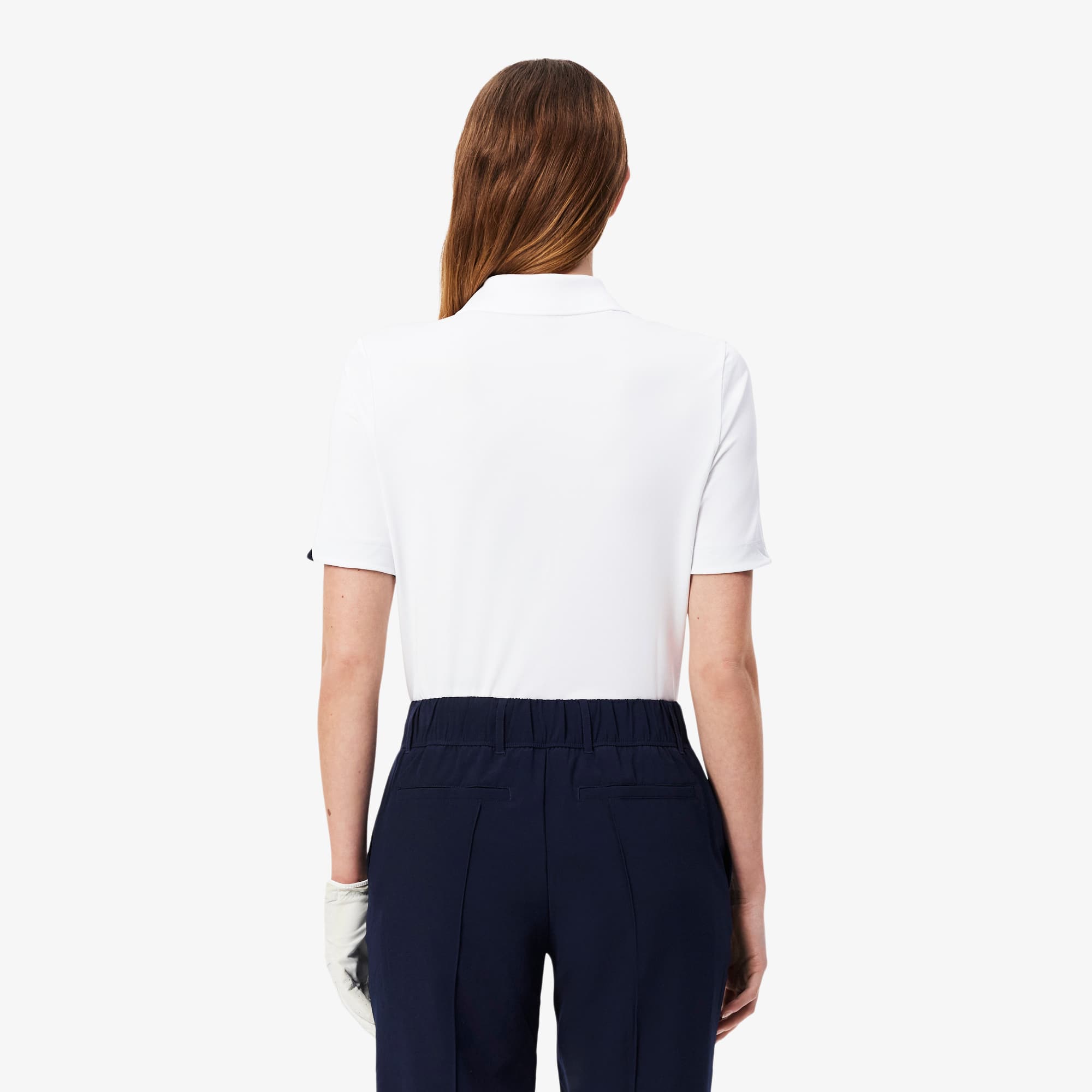 Slim Fit UV Protect Stretch Golf Polo Shirt - Women's Short