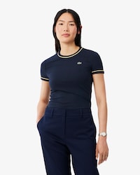 Contrast Trim Jersey T-shirt