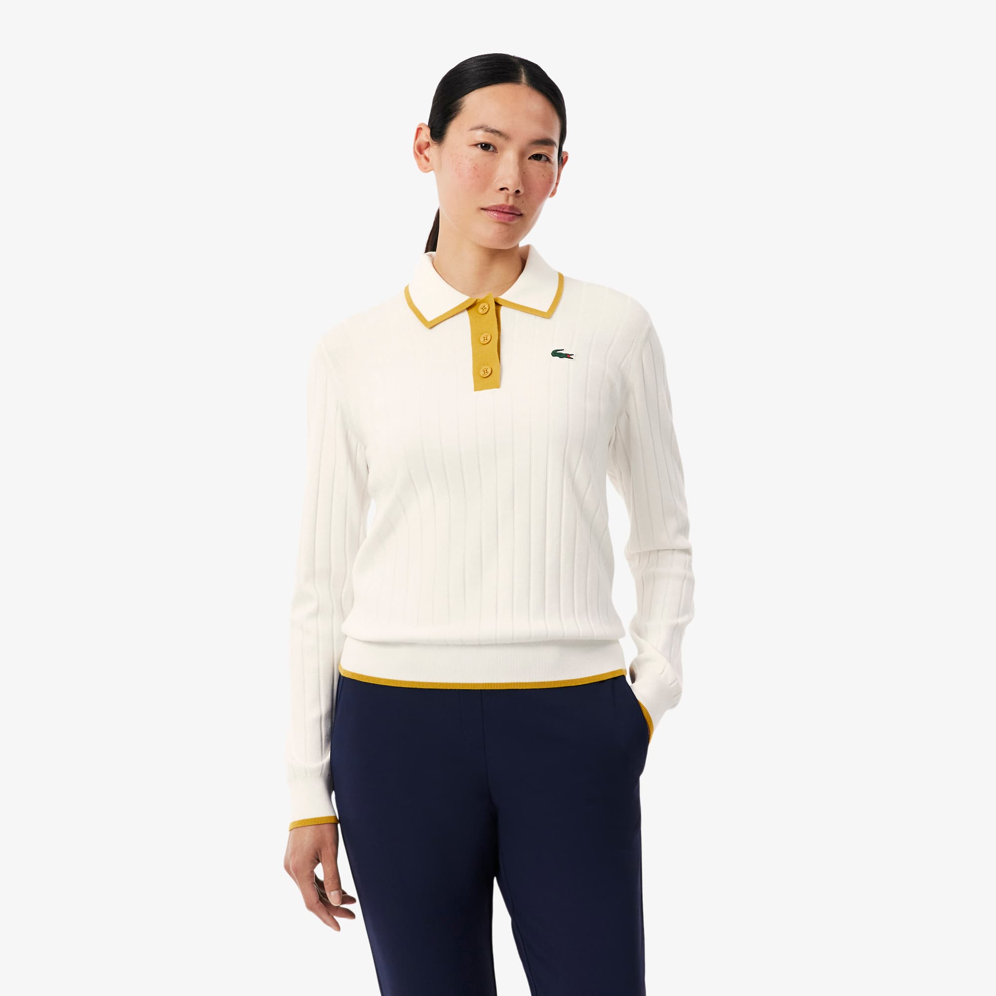Golfickers ポロスウェット Polo Collar Stretch Golf Sweater - Women's Knitwear - New In 2026