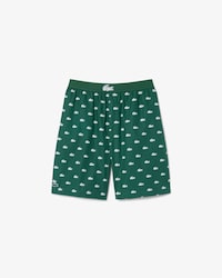 Printed Poplin Pajama Shorts