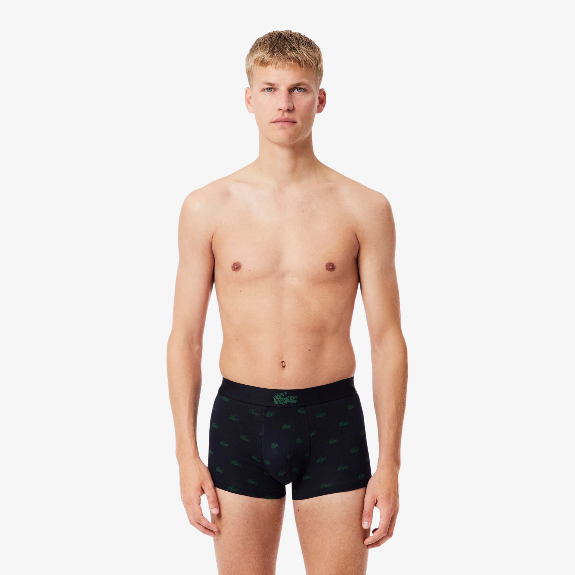 3-Pack Crocodile Print Trunks - Men's Underwear - New In 2026