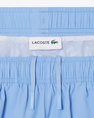 Mid Length Colorblock Swim Trunks