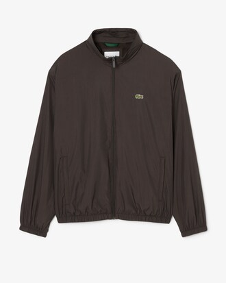 Water-Repellent Hooded Track Jacket