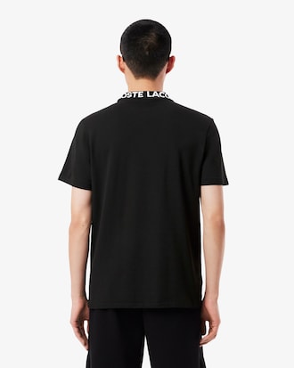 Jacquard Branded Piqué T-shirt