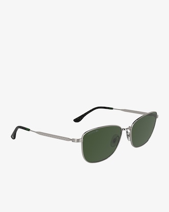 Monogram Metal Rectangle Glasses