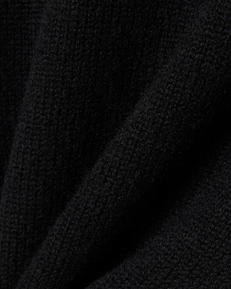 3D Knit Cashmere High Neck Sweater