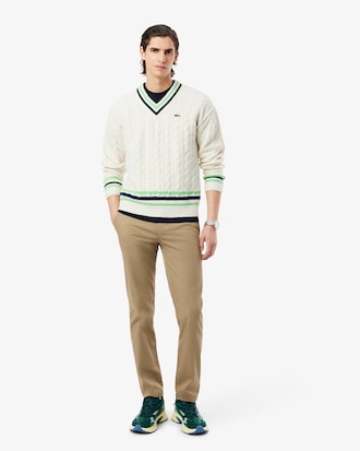 Slim Fit Stretch Cotton Chino Pants