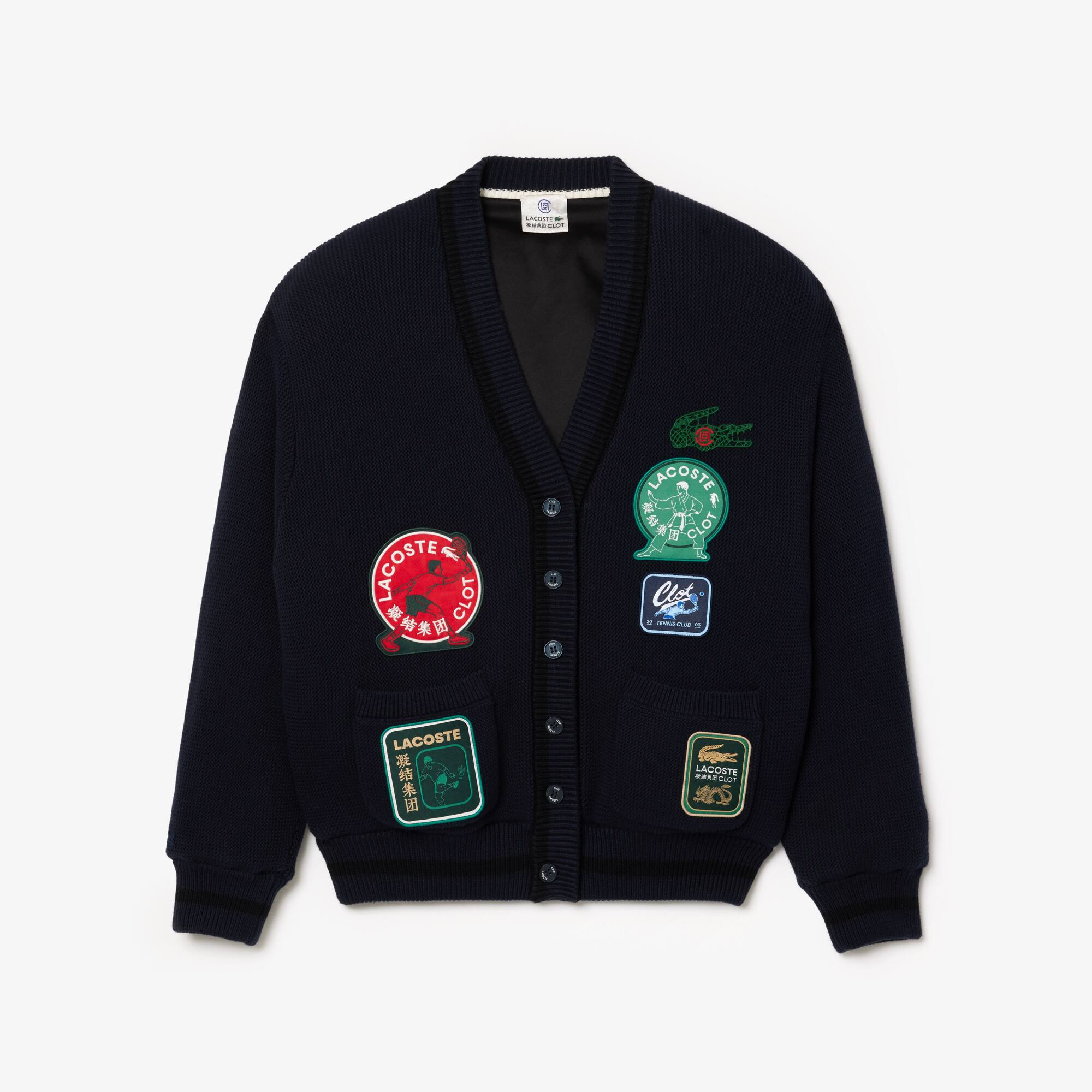 Lacoste x CLOT Cotton Cashmere Reversible Cardigan - Men's Knitwear - New  In 2025 | Lacoste