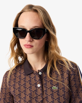 Slim Fit Monogram Jacquard Polo Shirt