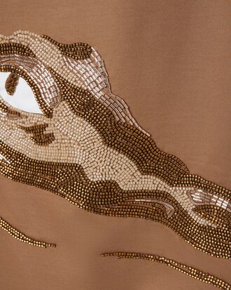 Runway Beaded Crocodile T-shirt