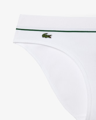 Ribbed Cotton Embroidered Croc Briefs