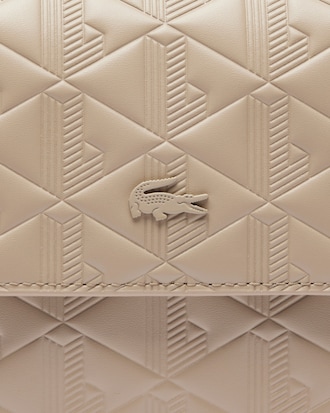 Maheki Embossed Leather Shoulder Bag