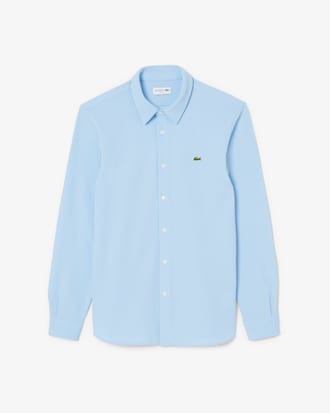 Slim Fit Cotton Piqué Shirt