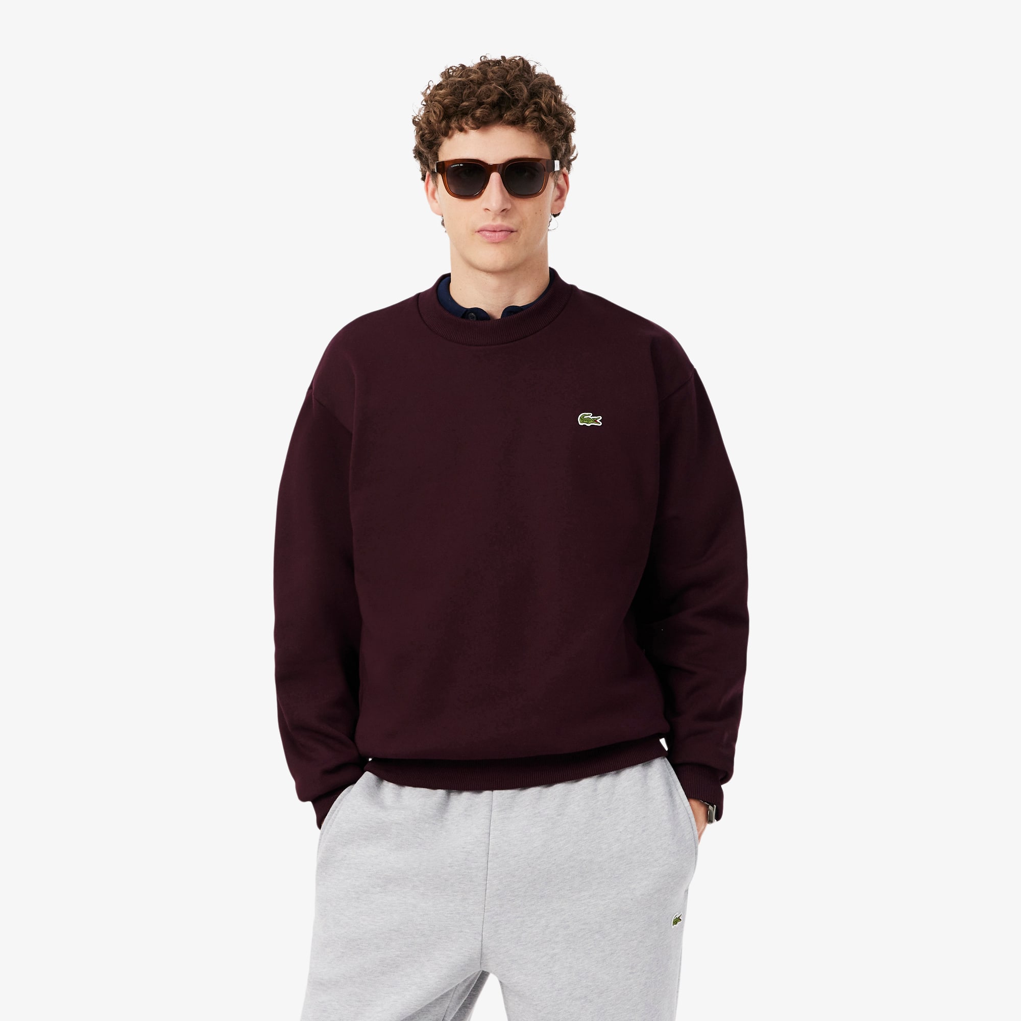 Cotton Fleece Sweatshirt - Men's Sweatshirts - New In 2026 | Lacoste