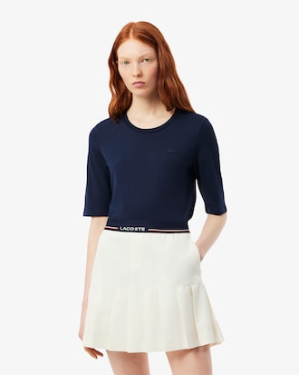 Soft Cotton Three Quarter Sleeve T-shirt