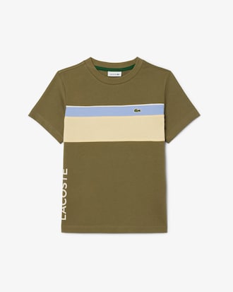 Cotton Colour-Block T-shirt