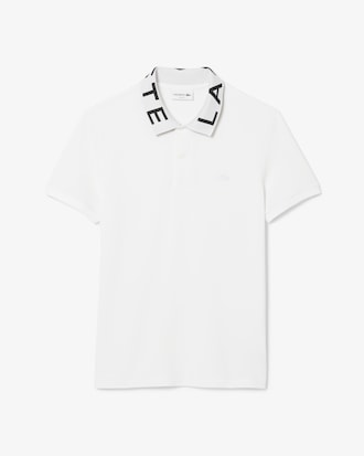 Slim Fit Jacquard Branded Polo Shirt