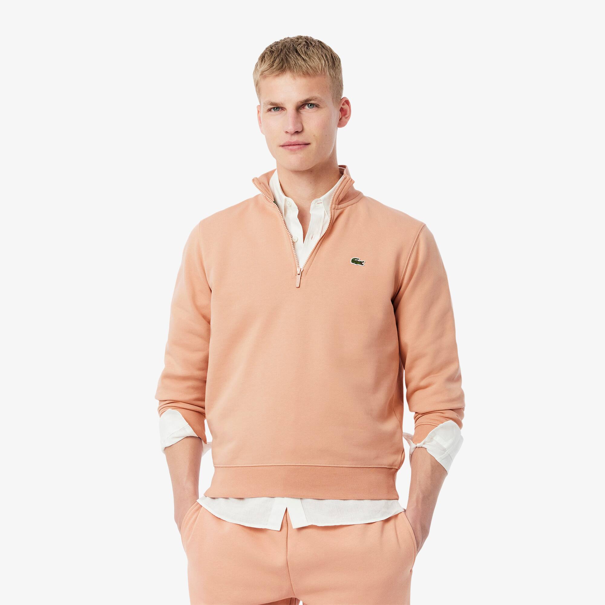 極美品✨BRIEFING MENS BI-COLOR LS HIGH NECK Men's High-Neck Zip-Up Sweatshirt - Sweaters & Sweatshirts