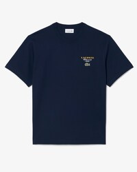 Embroidered Accent Tennis Print Jersey T-shirt