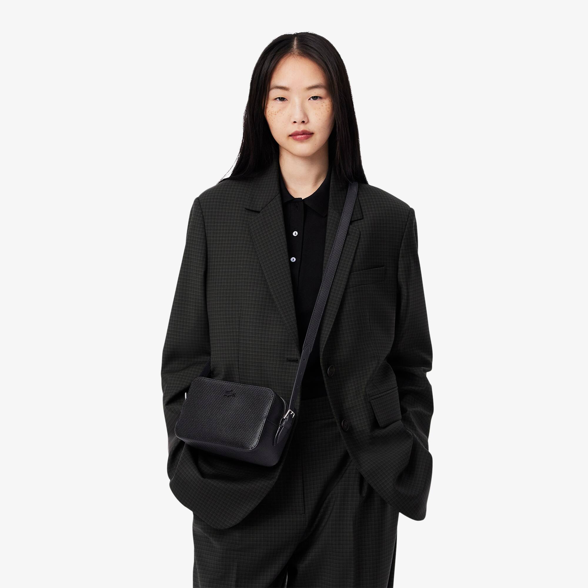 Chantaco Piqué Leather Shoulder Bag - Women's Cross Body Bags