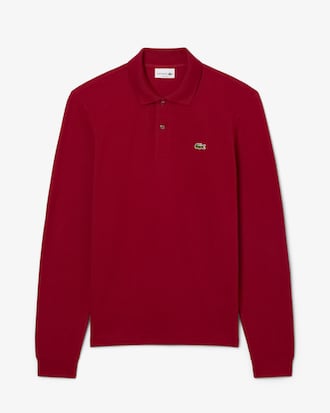 Classic Fit Long Sleeved L.12.12 Polo Shirt