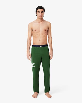 Printed Fleece Loungewear Pants