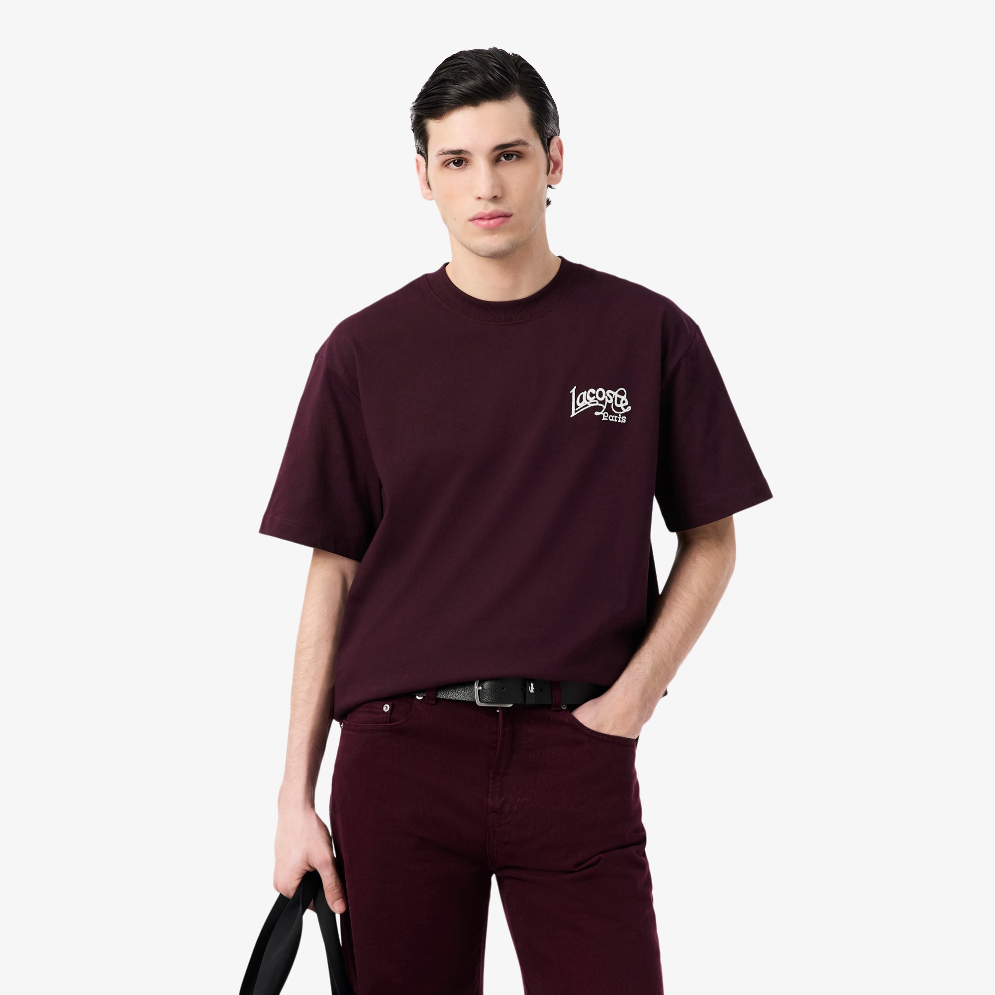 Heavy Cotton Jersey Embroidery Accent T-shirt - Men's t-shirts