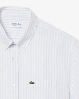Regular Fit Short Sleeved Linen Shirt