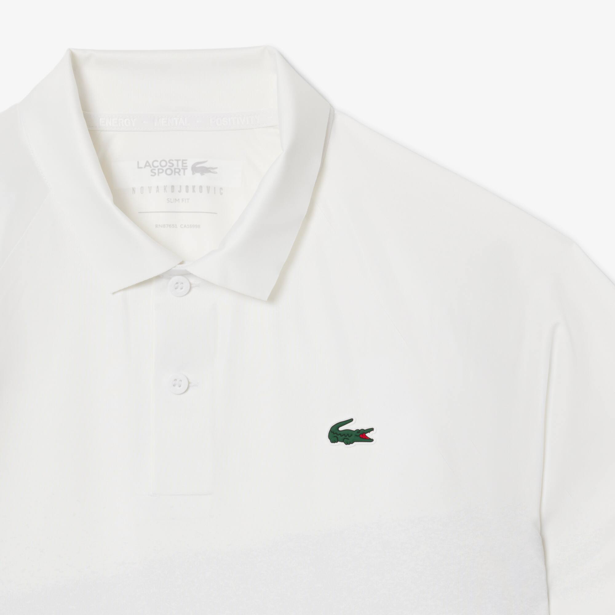 Lacoste Tennis x Novak Djokovic On Court Polo Shirt - Men's Short