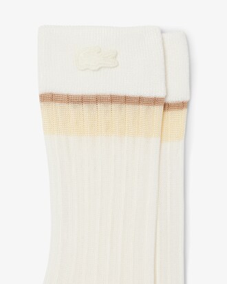 Runway Transparent Ribbed Socks