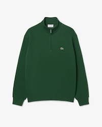 Fleece Zip Neck Sweatshirt