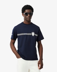 Printed Embroidered Cotton Jersey T-shirt