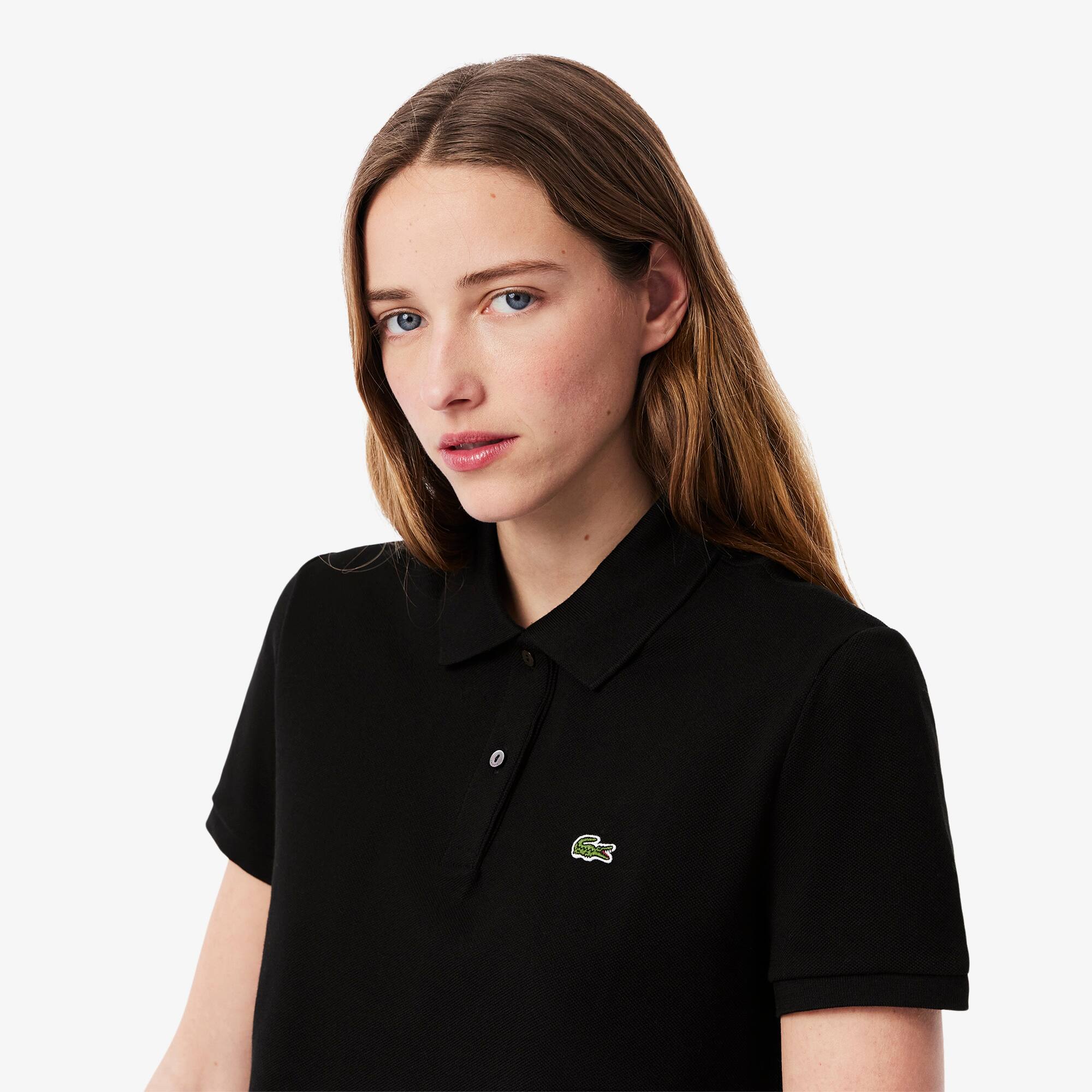 Tシャツ・カットソー LACOSTE Woman T-Shirt Black PF1123 031 LACOSTE Woman T-Shirt Black PF1123 031
