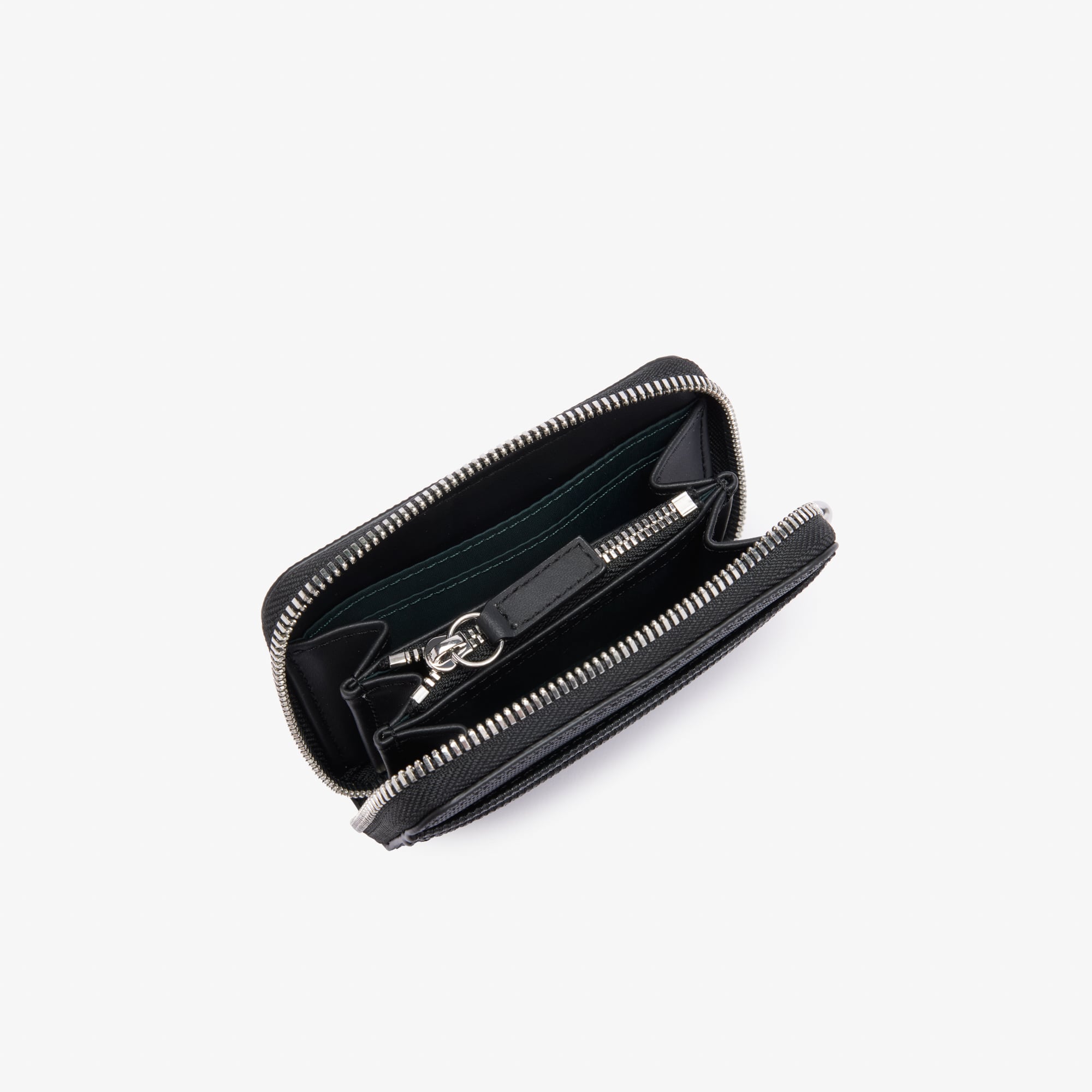 ★LACOSTE★ Women's Daily City Coin Wallet Black NF4764D55G0 Daily City Small Zipped Billfold - Women's Wallets & Small