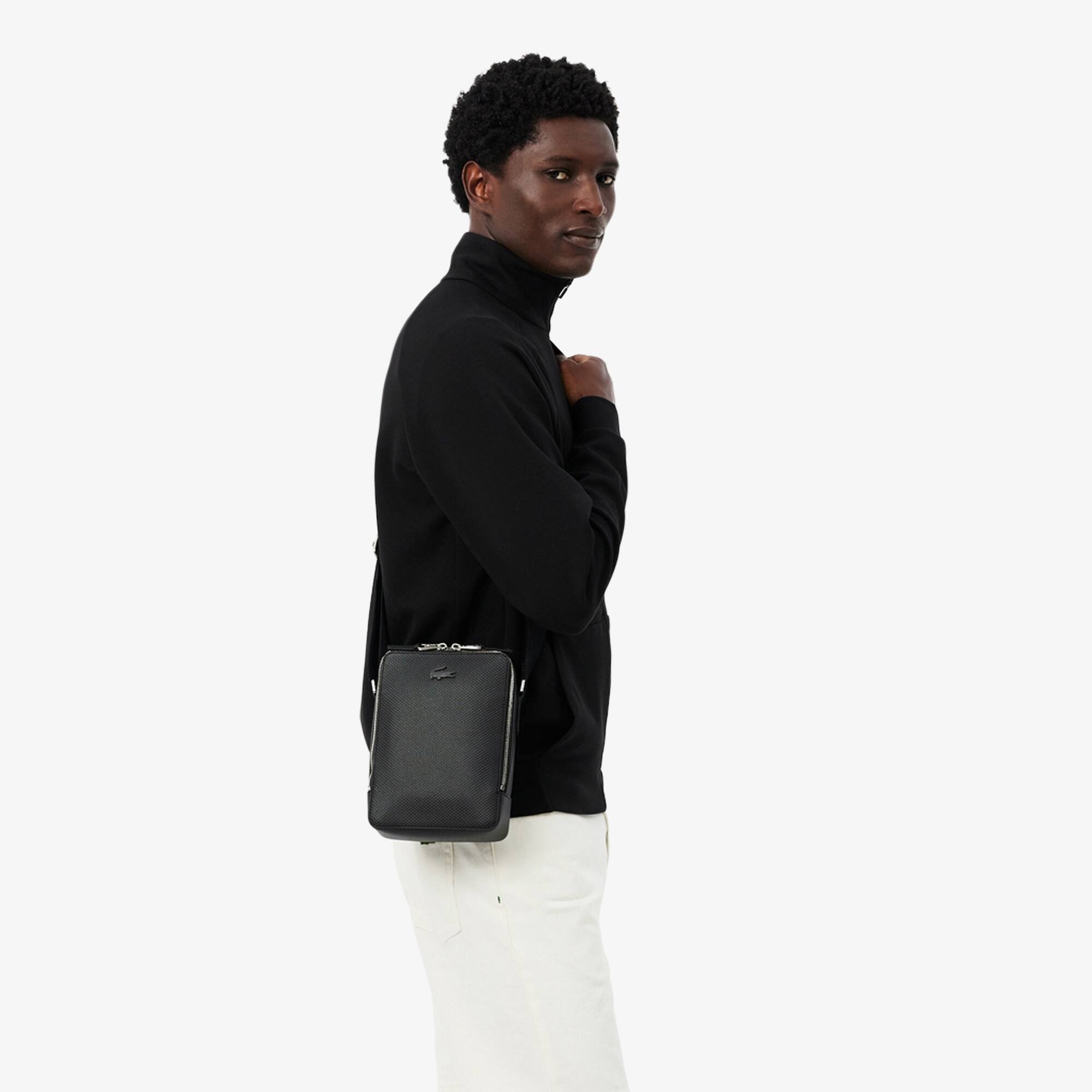 Chantaco Piqué Leather Shoulder Bag - Men's Vertical Bags - New In