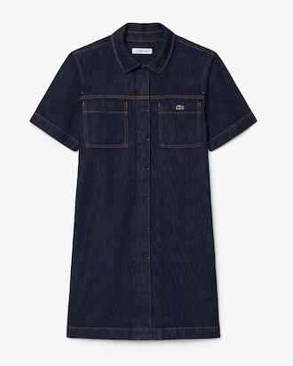 Short Sleeved Denim Dress