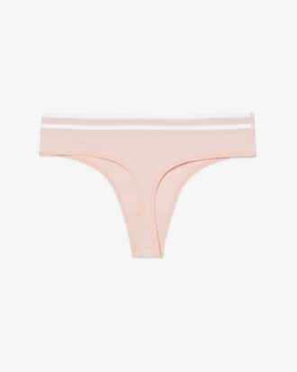 Cotton Stripe Waist String Briefs