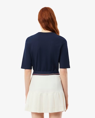 Soft Cotton Three Quarter Sleeve T-shirt