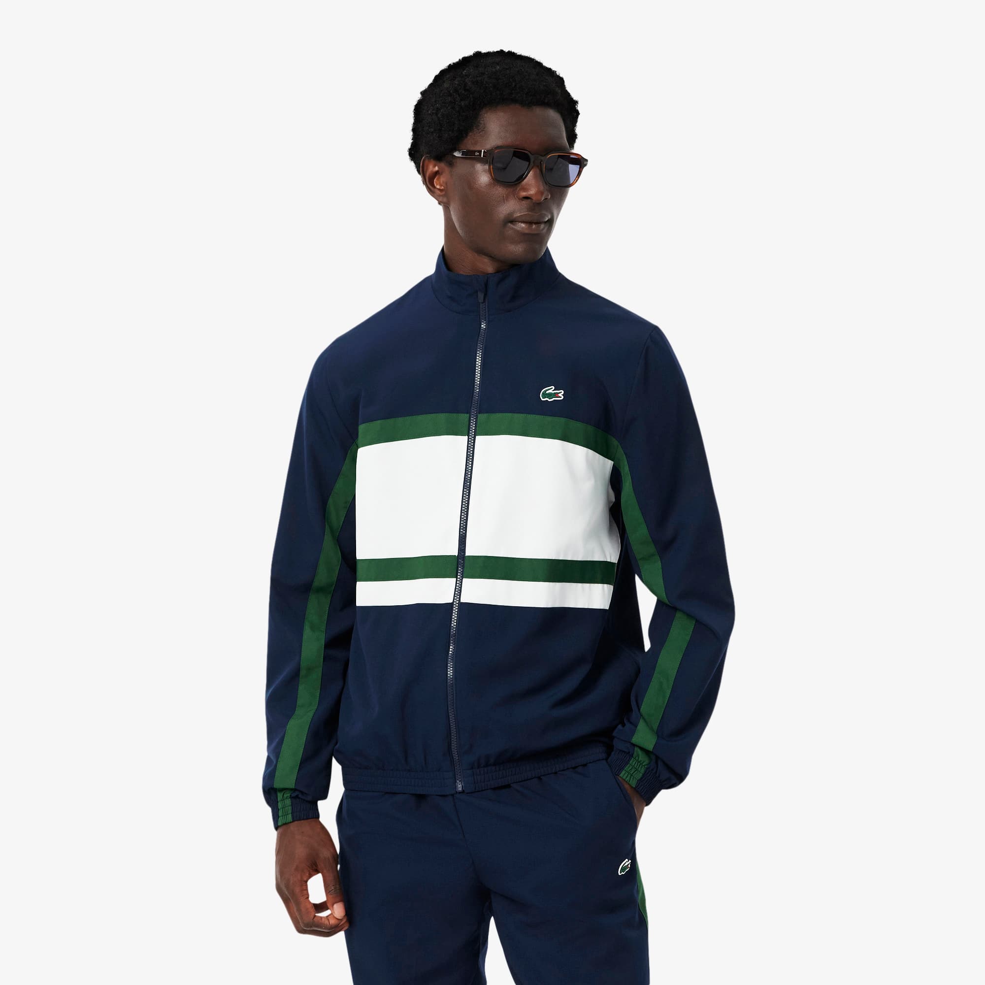 Lacoste マルチカラー ジャケットとネイビーパンツ セット Sport Printed Tracksuit - Sets - New In 2026 | Lacoste