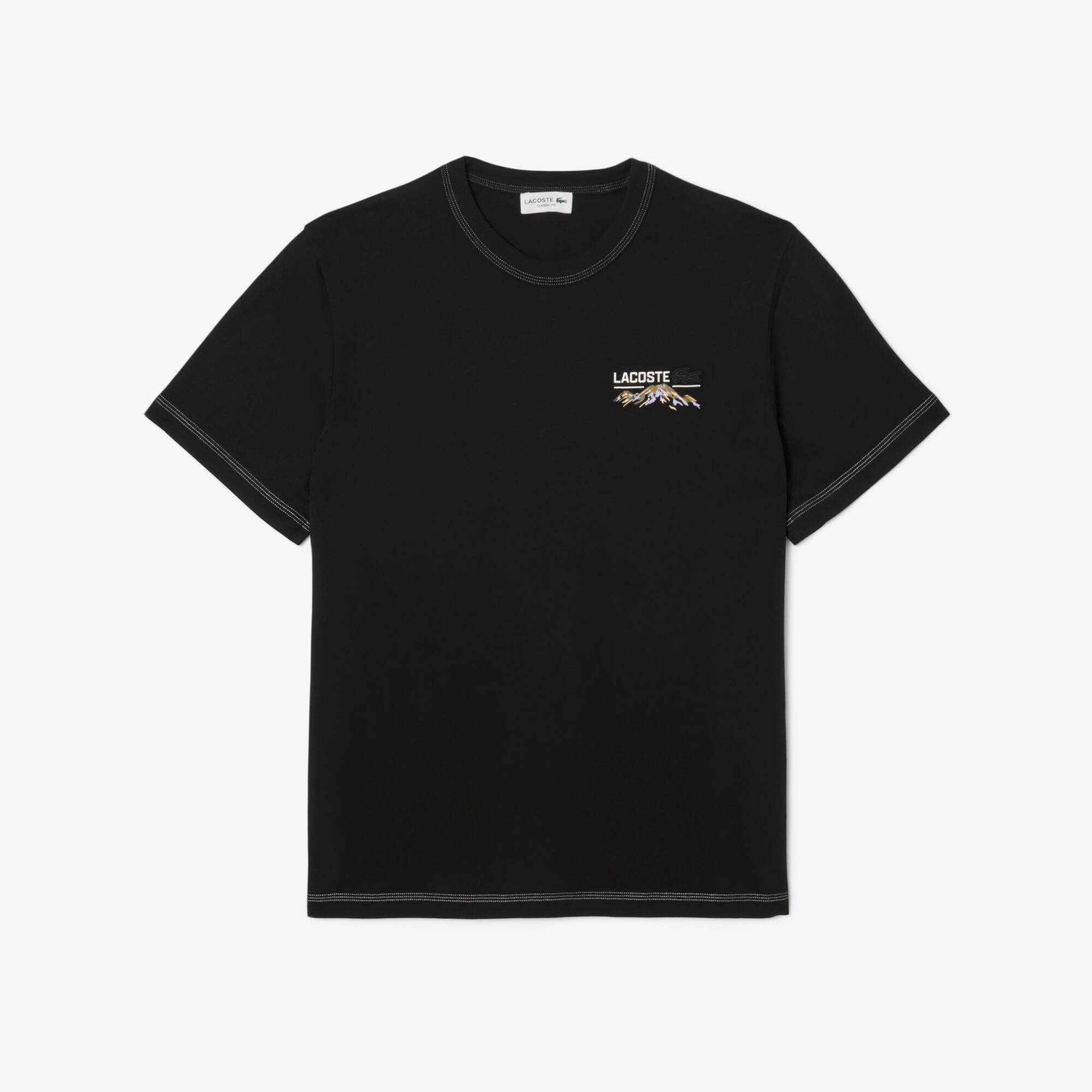 Tシャツ・カットソー LACOSTE Men T Shirts TH2745 31 Black Men's Loose Fit T-Shirt - T-shirts - New In 2025 | Lacoste