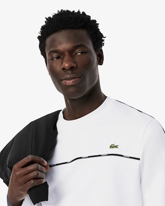 Logo Trim Fleece Sweatshirt