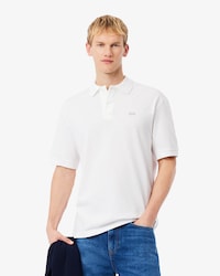 Loose Fit Heavy Piqu&eacute; Polo Shirt