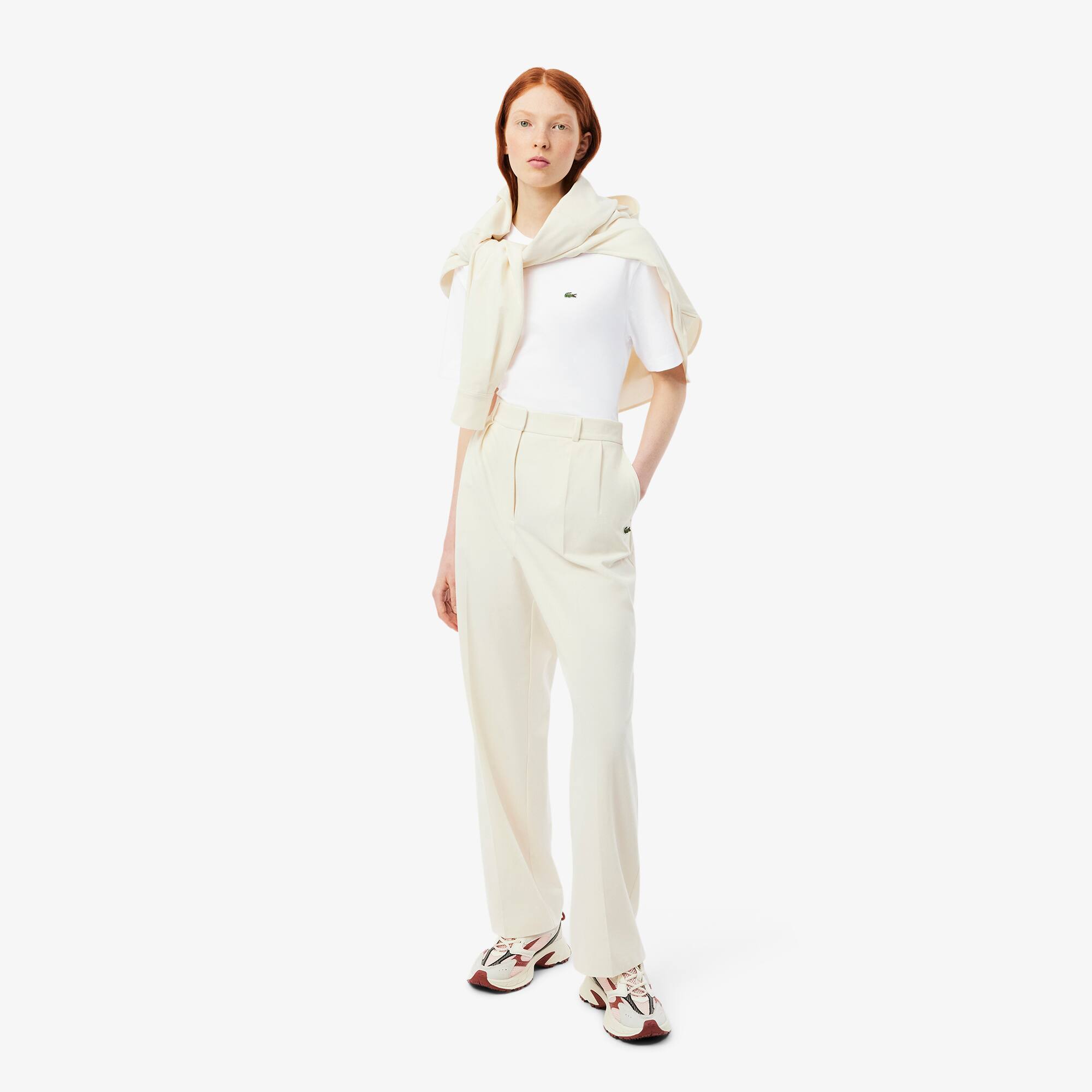 (ラコステ) LACOSTE Relaxed Fit Tシャツ TF7215 ワンポイントソフトタッチTシャツ TF7215 - ラコステ（LACOSTE
