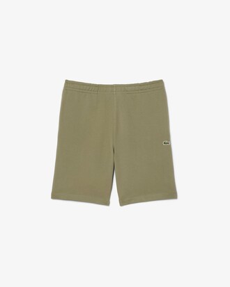 Regular Fit Logo Stripe Fleece Shorts