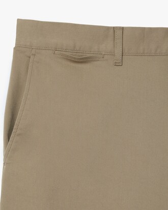 Slim Fit Stretch Cotton Chino Shorts