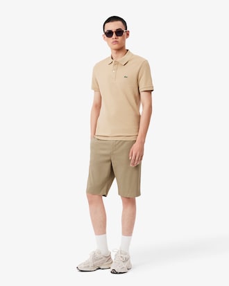Slim Fit Stretch Cotton Chino Shorts